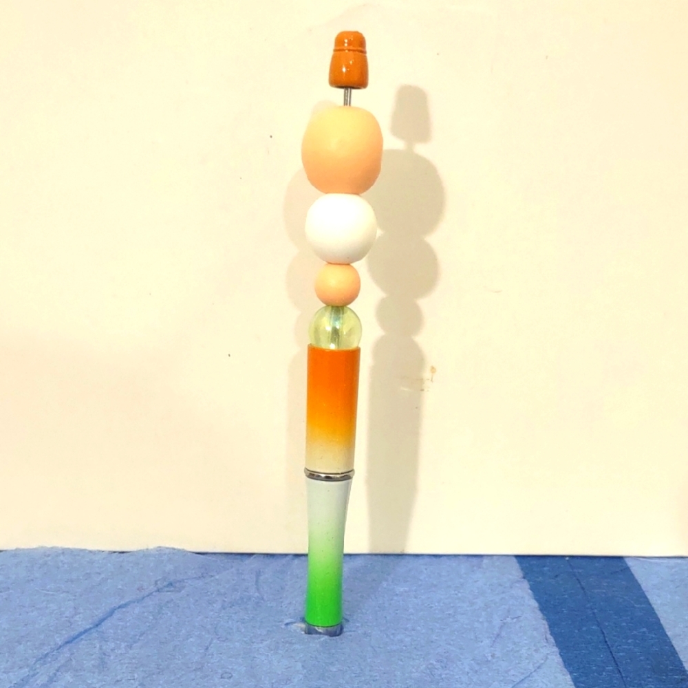 HANDMADE BEADED PEN REMOVABLE TOPPER